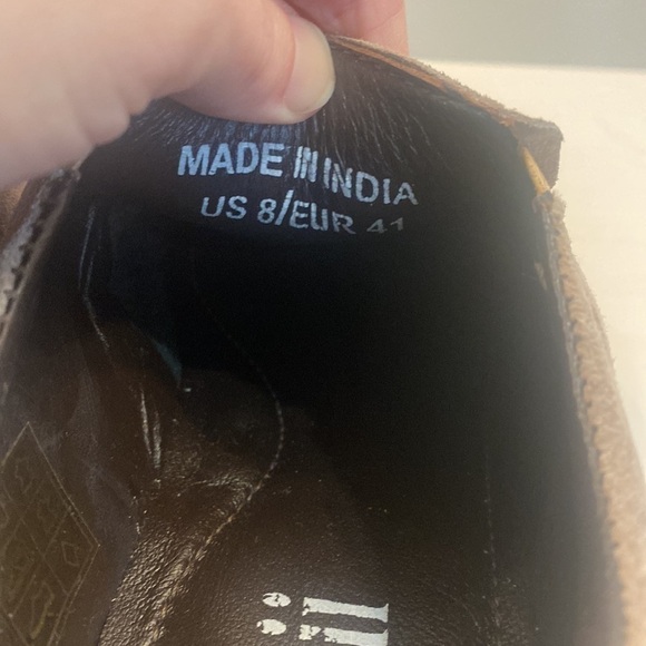 Padrinii Genuine Leather Shoes - Tan Brown Suede - Picture 9 of 11